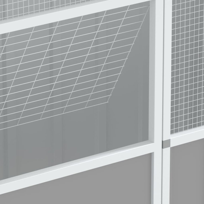 Bletchley Weather Resistant Bird Cage, Grey, 200cm H x 115cm W x 78cm D.