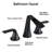 Widespread and Mounting / Installation Required 2 -handle Bathroom Faucet