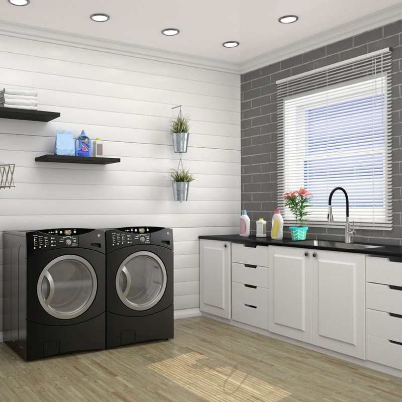 25'' L x 22'' W Satin Brushed Laundry Sink