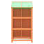  Maison d'oiseaux en pin massif brun 38,2 po x 31,9 po x 59,8 po