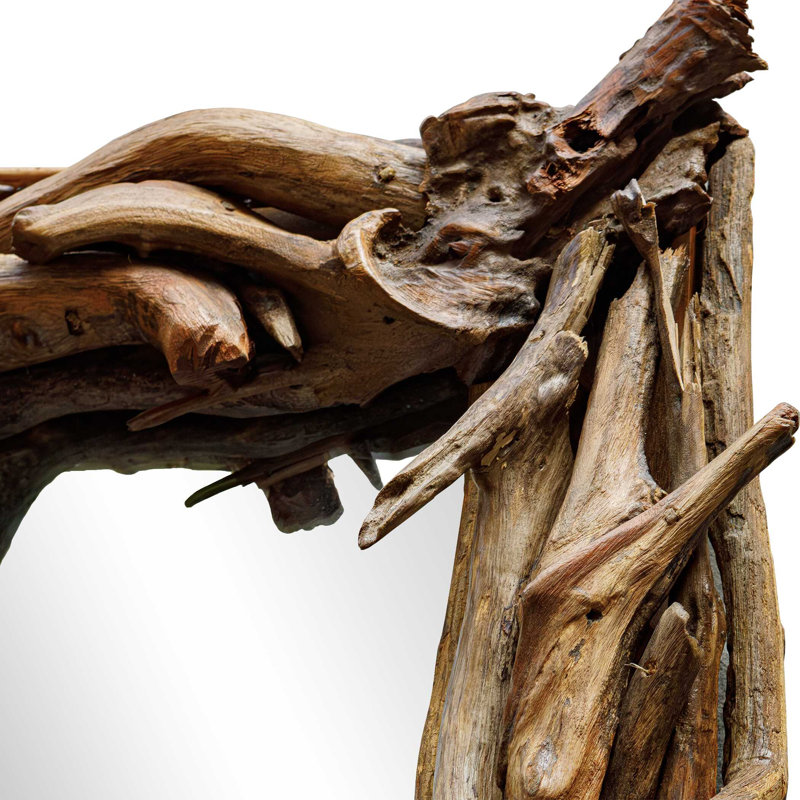  Miroir naturel Rooted Reflection, Natural Wood, Reclaimed Wood