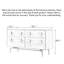 Commode d'appoint moderne simple à grande capacité