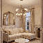 Florena 10-Light Chandelier in Noble Brass by Breegan Jane