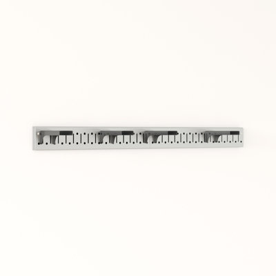 Metal Pegboard Strip Garden Tool Organizer Kit
