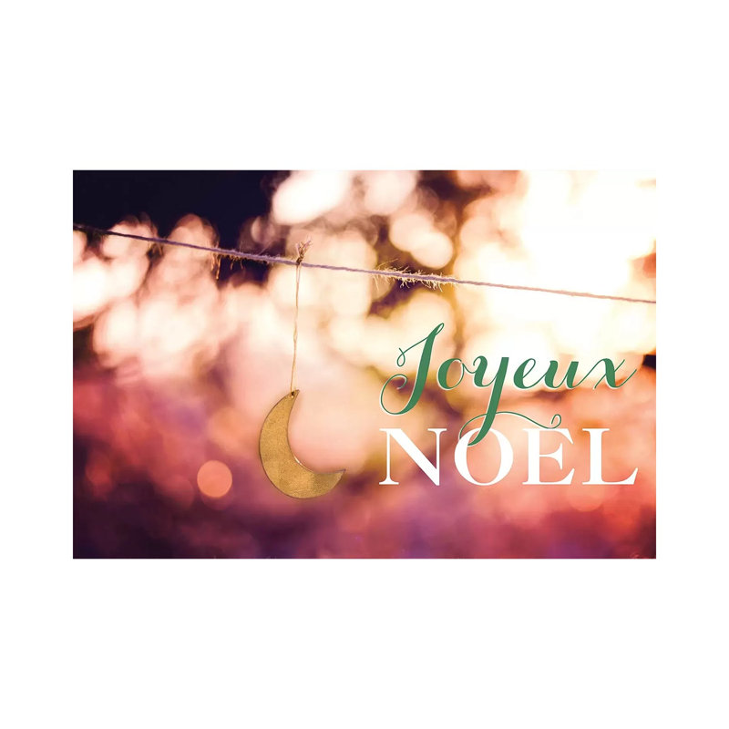 Joyeux Noel by Kelly Poynter - Wrapped Canvas Gallery-Wrapped Canvas Giclée, 20.32 cm H x 30.48 cm W
