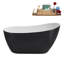 Baignoire autoportante et plateau 55 "avec drain interne Streamline-112235519
