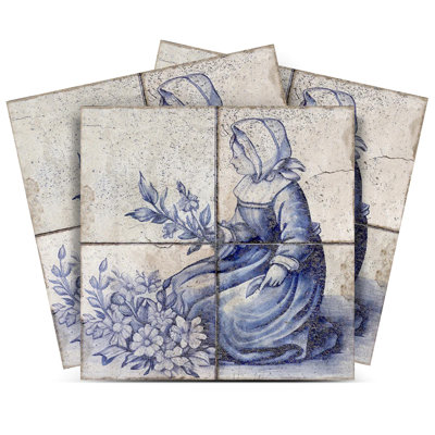 Carreau de mosaïque auto-adhésif en vinyle l 6 po x L 6 po