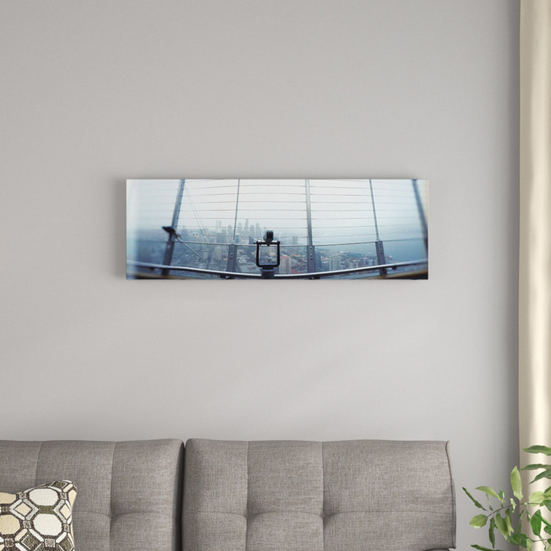 «Seattle from the Space Needle, 2010, Washington», reproduction de photo sur toile, H 24 po x l 72 po x P 1,5 po
