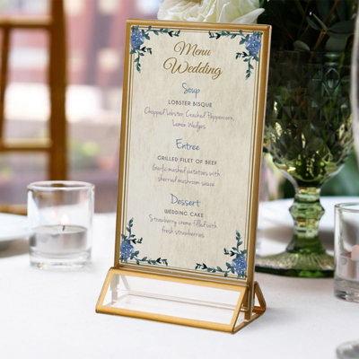 Kyaan Gold Single Picture Frame - Frames Included: 6
