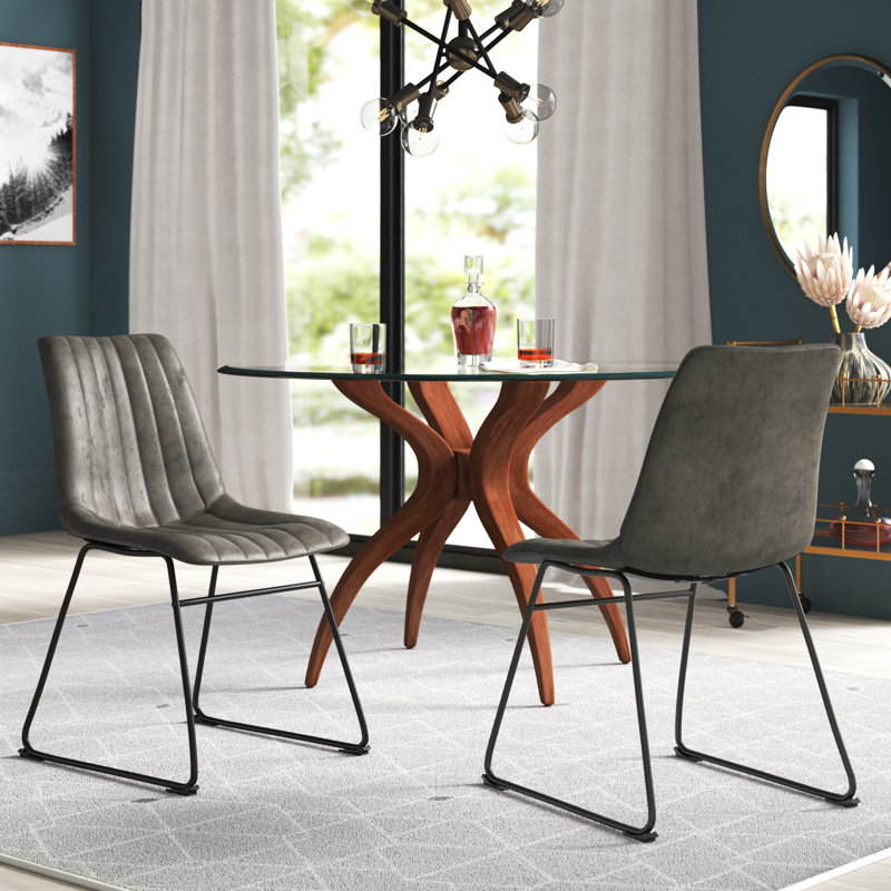 Seder Upholstered Dining Chair, Grey