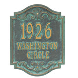 Signature Series 3-Line Wall Address Plaque