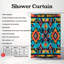 Rideau de douche standard 1 pièce Western Color Burst-45251468