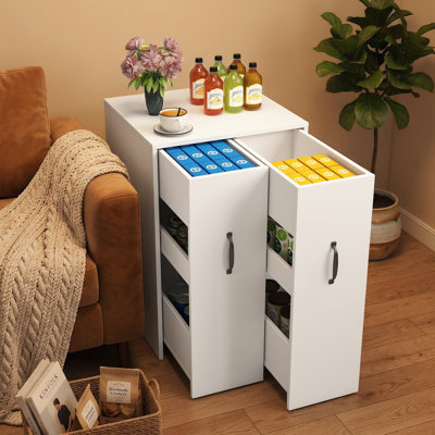 30" Kitchen Pantry Cabinet, Double Door Storage Cabinet, Versatile Sideboard for Living Room, Kitchen, Bedroom, Office