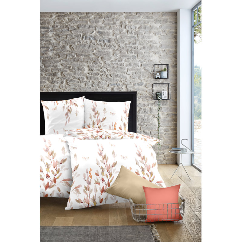 No Pattern Duvet Cover Set with Pillowcases, 155 x 220cm
