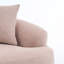 Causeuse avec tissu en chenille de grain de bois, canapé en éponge haute densité, canapé compact sans assemblage pour les petits espaces et les appartements, capacité de 300 lb-1770352974