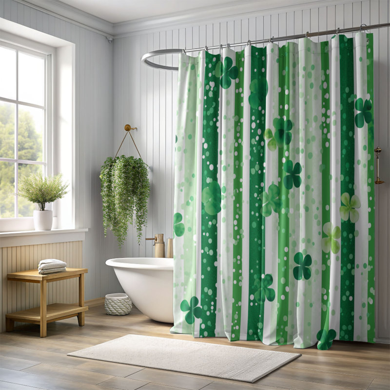 Patrick Glow - Premium Shower Curtain, 74"H x 71"W
