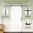 30 X 84 MDF White H-Shape Latticework Barn Door With Full Set Hardware (Includes Complete Slide Kit And Door Handle)-105552586