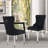 Velvet Tufted Upholstered Parsons Dining Room Chair-107726641