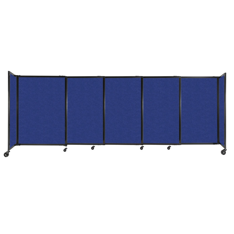 Cloison portative Soundsorb, H 48,2 po x l 135 po x P 18 po, Bleu
