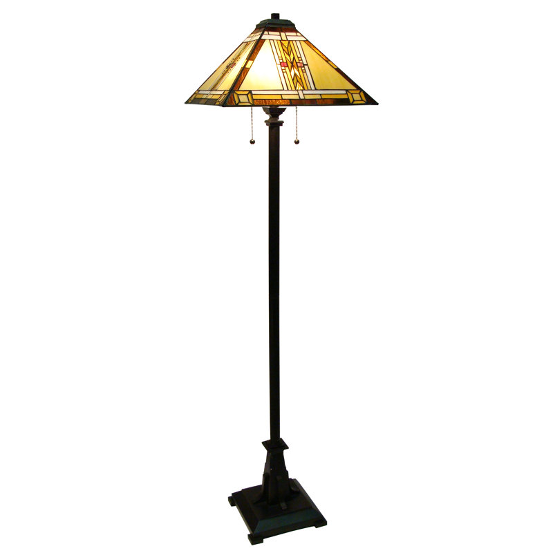 62'' Vintage Bronze Traditional Floor Lamp