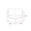Canapé modulaire 9 pièces Tenafly