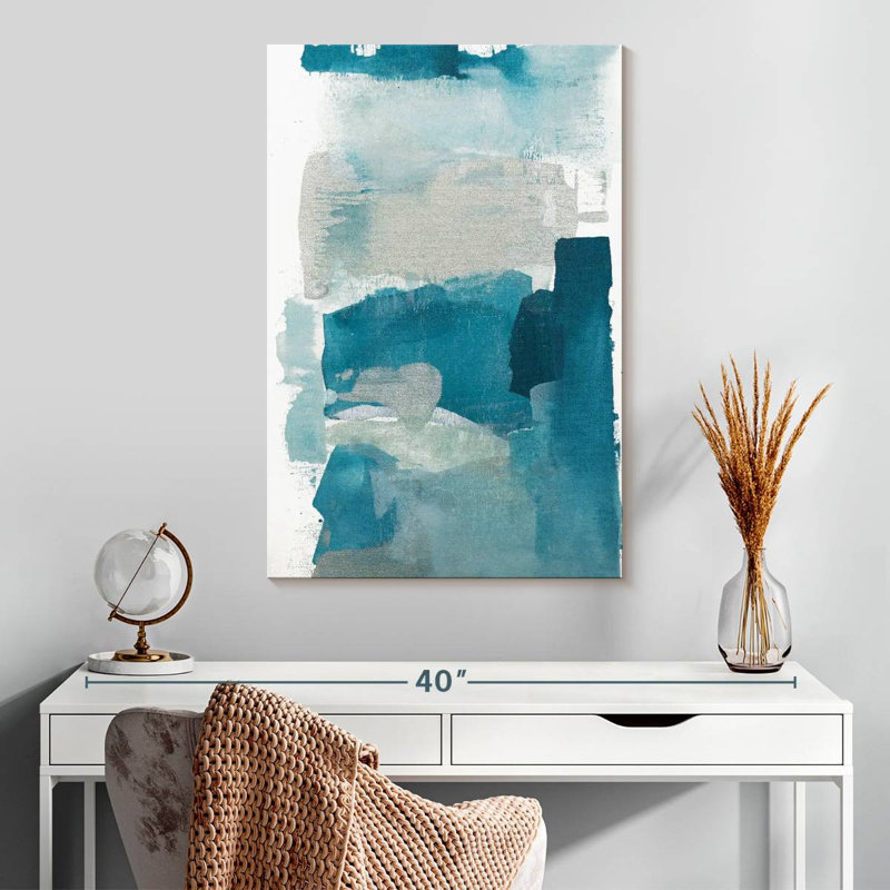 Avery Turquoise Seaglass II, 30" H x 20" W
