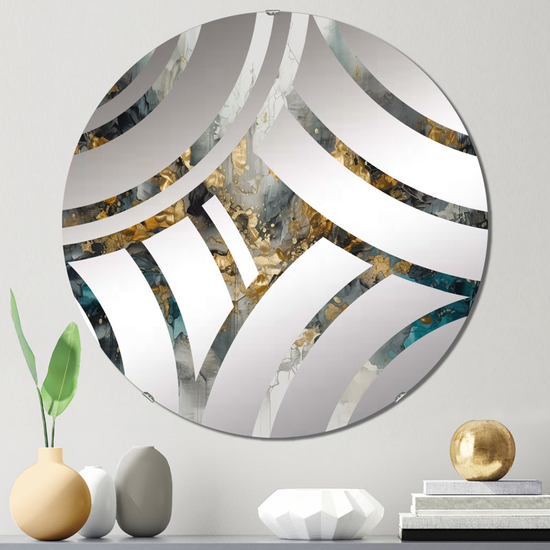 Miroir décoratif Aldey, 23,6 po x 23,6 po