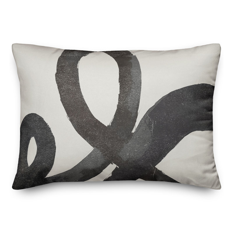 Abstract Reversible Throw Pillow