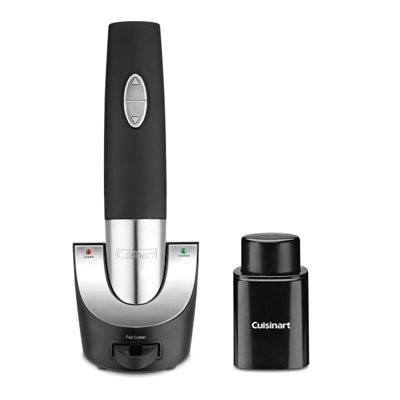 Ouvre-bouteille électrique avec base de recharge Cuisinart