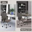 Chaise de bureau à haut dossier Aime-478049243