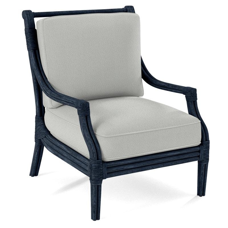 Fauteuil l 32 po Inveron, Marine, Noir géométrique 0425-81
