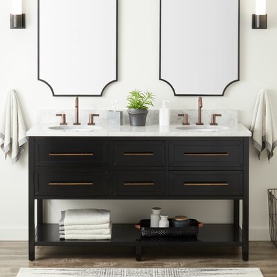 Robertson 61"" Double Bathroom Vanity Set -  Signature Hardware, 449205