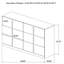 Commode 6 tiroirs Lauryn