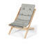 Huntley Beech Outdoor Armless Lounge Chair