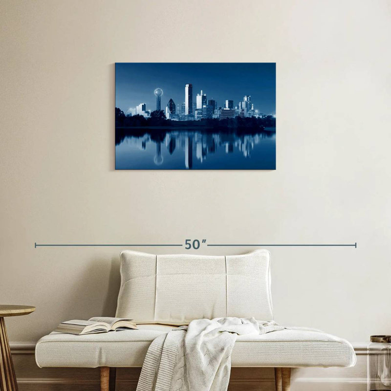Sireci Dallas Skyline Reflection, 20" H x 30" W