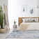 Tapis moderne en marbre abstrait