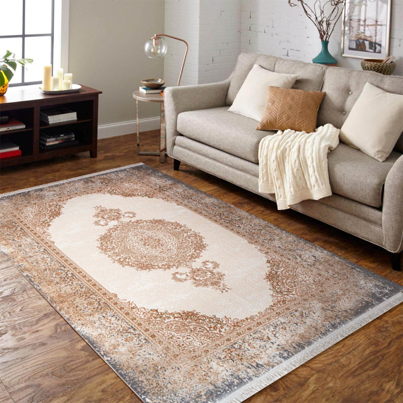 Miramare Viscose Oriental Indoor / Outdoor Rug, Rectangle 2'7" x 5'