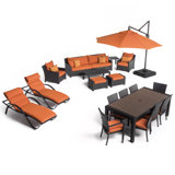 Deco Outdoor 20 - Piece Conversation Set