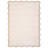 Machine Washable Rug Modern Scalloped Rug Non Slip, Neutral Indoor Carpet, Soft Non Shedding Floor Covering, Low Pile Thin Foldable Printed Mats for Living Room Bedroom Nursery-1890556606