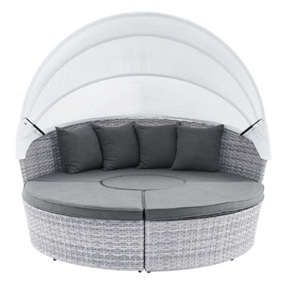 Lit de jour d'extérieur Scottsdale Canopy Sunbrella par Modway