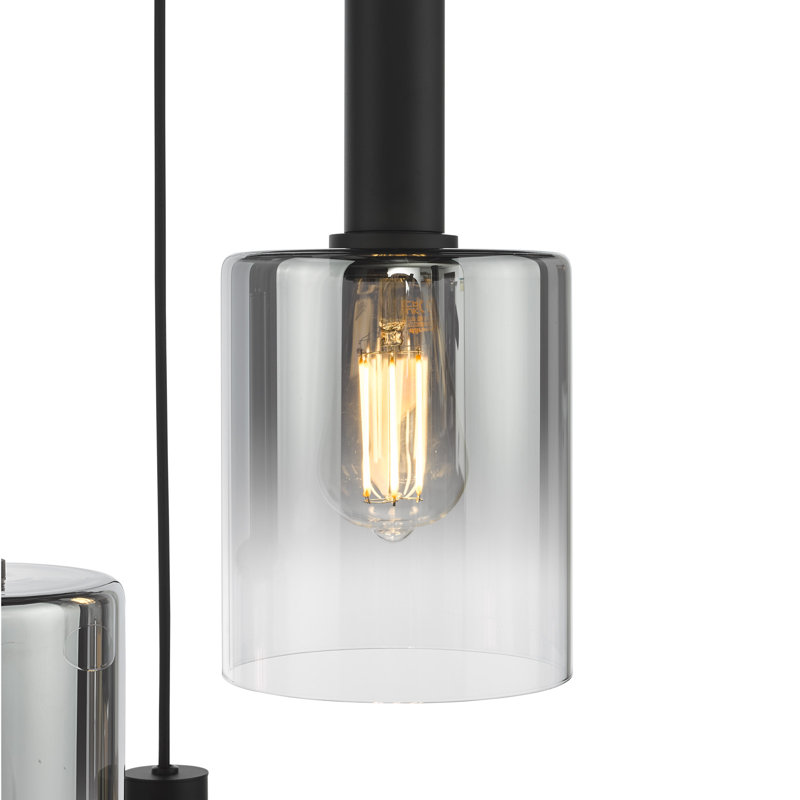 Beniah - Light Matt Black Pendant, 3