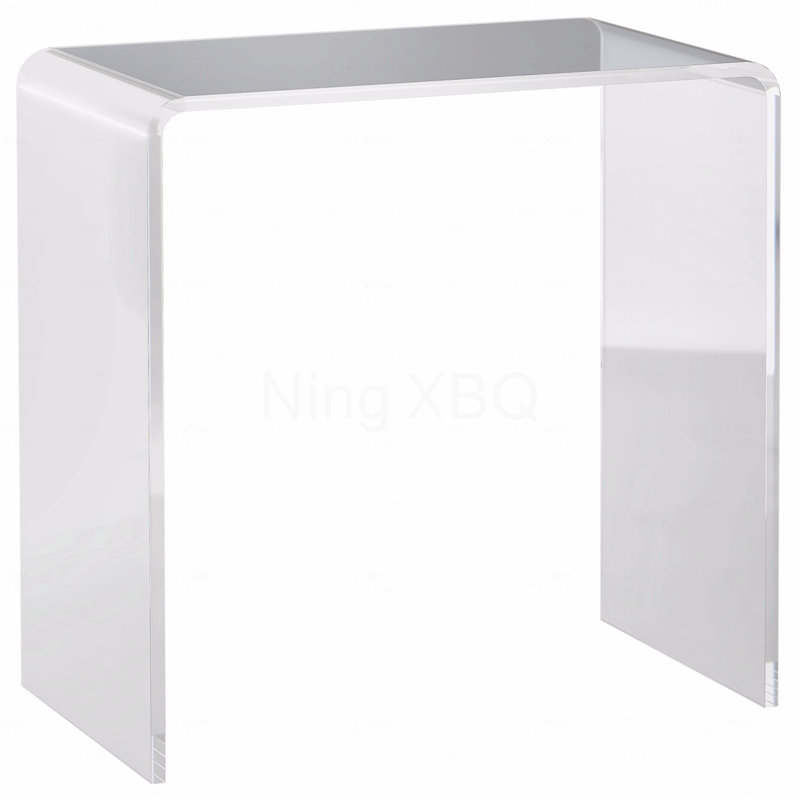 Table basse rectangulaire en acrylique 21 mm, 21 po H x 21 po L x 12 po l