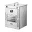 Four de camping pliable en acier inoxydable
