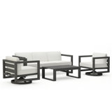 Avion 4 Piece Sofa Set With Swivel