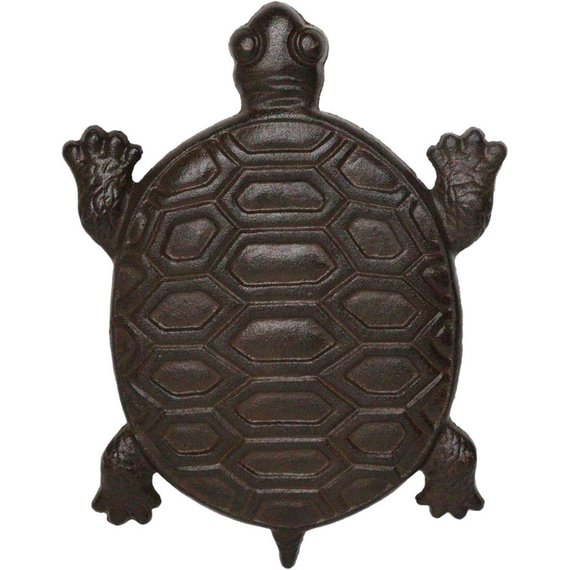 Ensemble de 4 marches en fonte bronzées