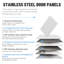 StructoMax Laundry Sink with Cabinet, Full Body Durable Stainless Steel, 25-Inch Wider Stainless Steel Utility Sink, Multi-Use for Laundry, Kitchen, Bathroom, Garage-128723410