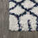 Sineu Moroccan Diamond Shag Beige/Navy Rug