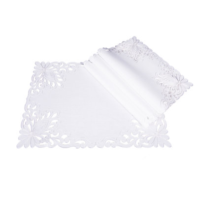 Armadillo Polyester Embroidered Rectangle Placemat