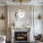 Round Mirrored Wall Clock Crushed Diamond Inlay Mirror Wall Clock Decorative-1712495095-1720346530