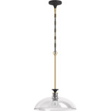 Tone 1 Light Pendant Lighting Fixture for Kitchen Island, 6' Adjustable Cord Length